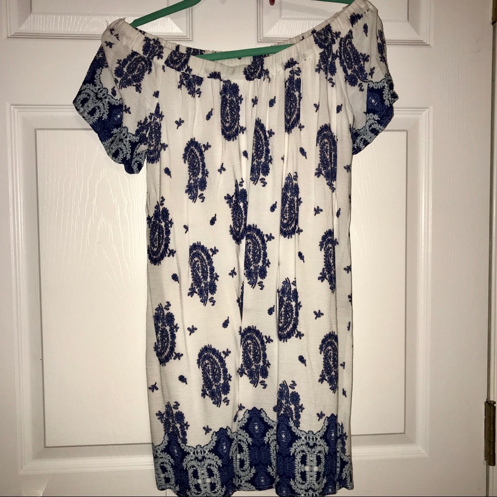 Off the shoulder dress